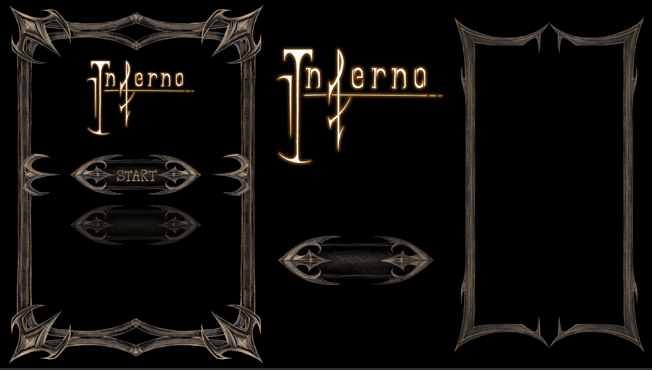 Project Inferno Final Menu Concept
